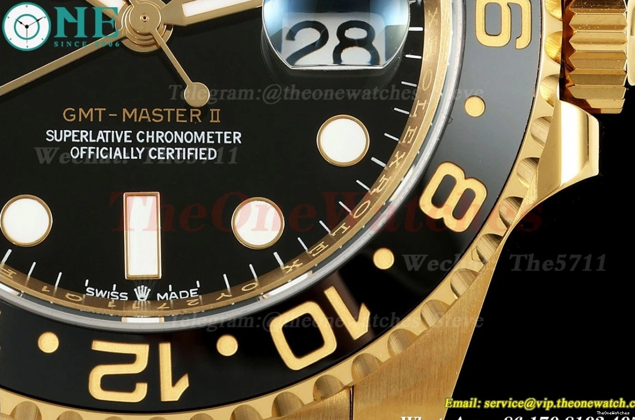 YG Jub SH3285 EWEF Master II Dial YG Black 40mm V2 GMT 126718 0509
